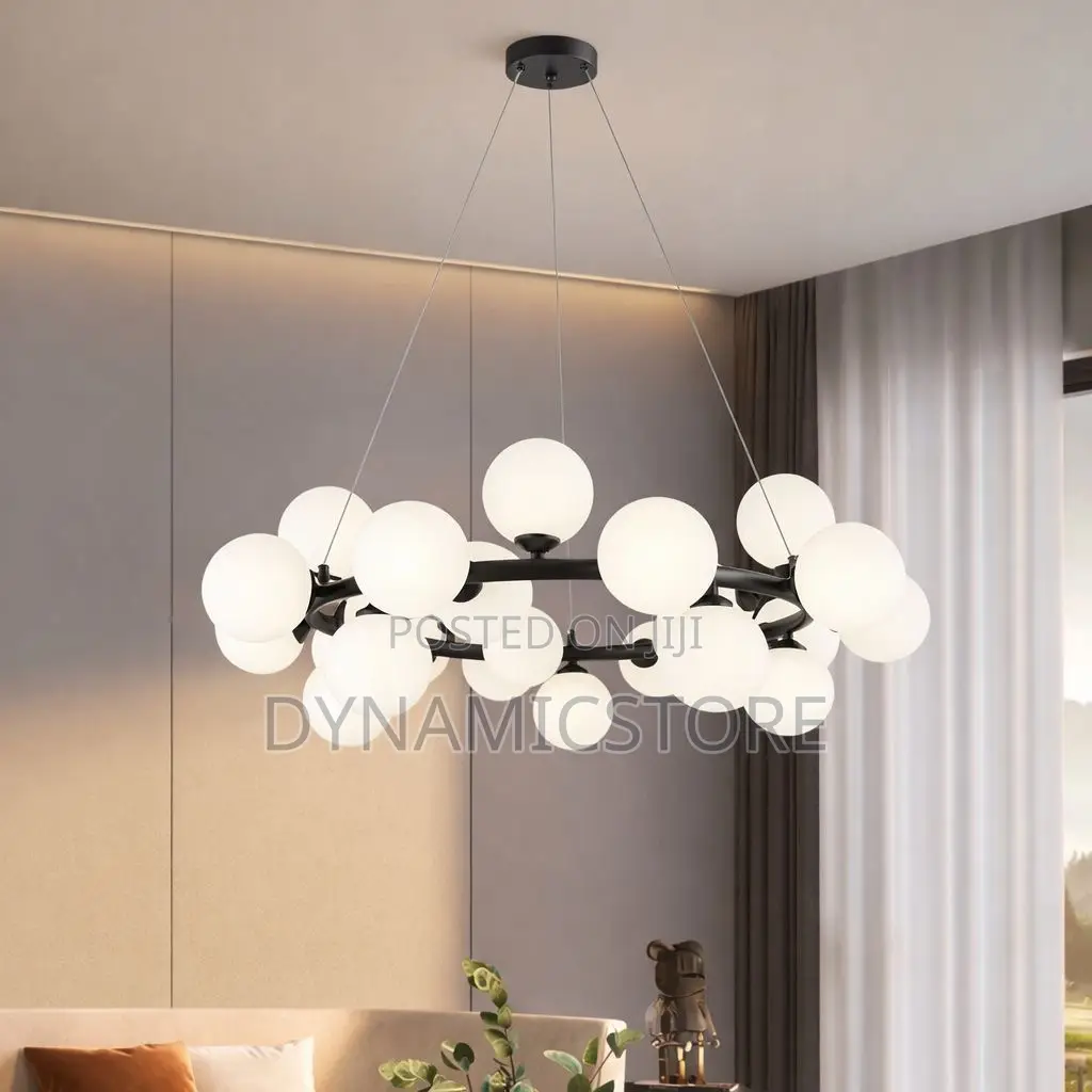 Black, White And Golden Colour Dropping Pendant Light