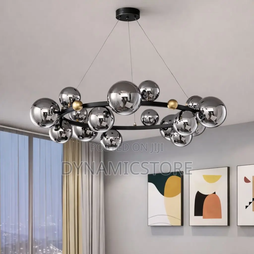 Black, White And Golden Colour Dropping Pendant Light