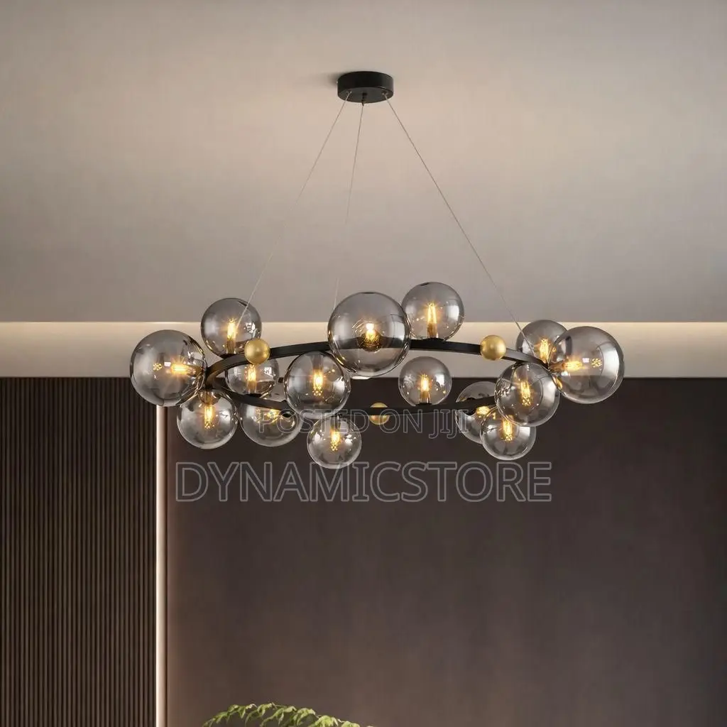 Black, White And Golden Colour Dropping Pendant Light