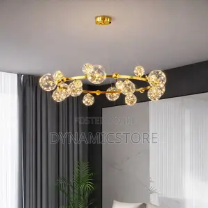 Black, White, And Golden Colour Dropping Pendant Light