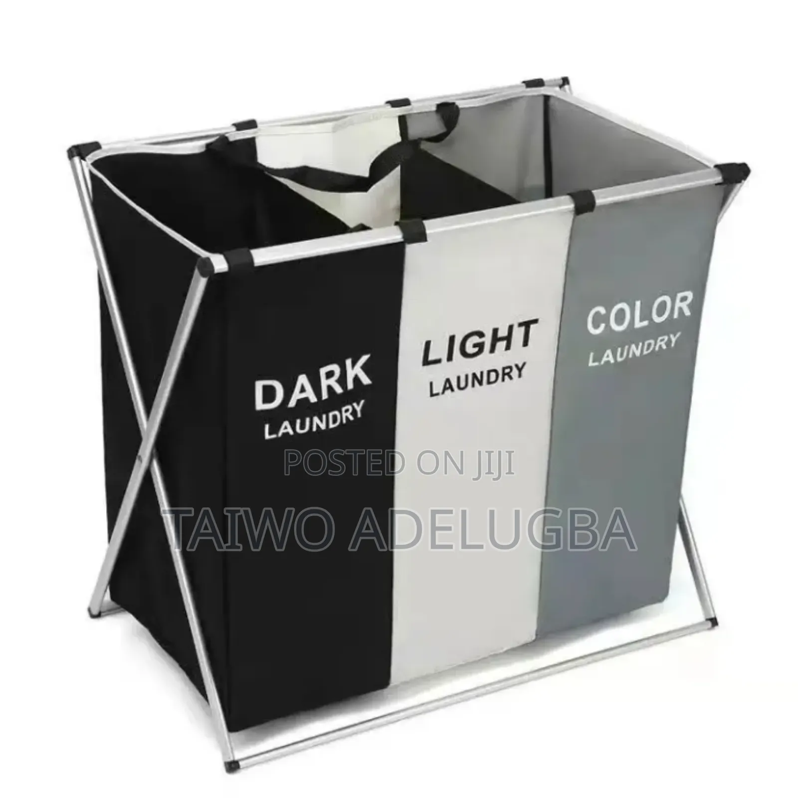 3 in 1 Partition Laundry Cloth Basket