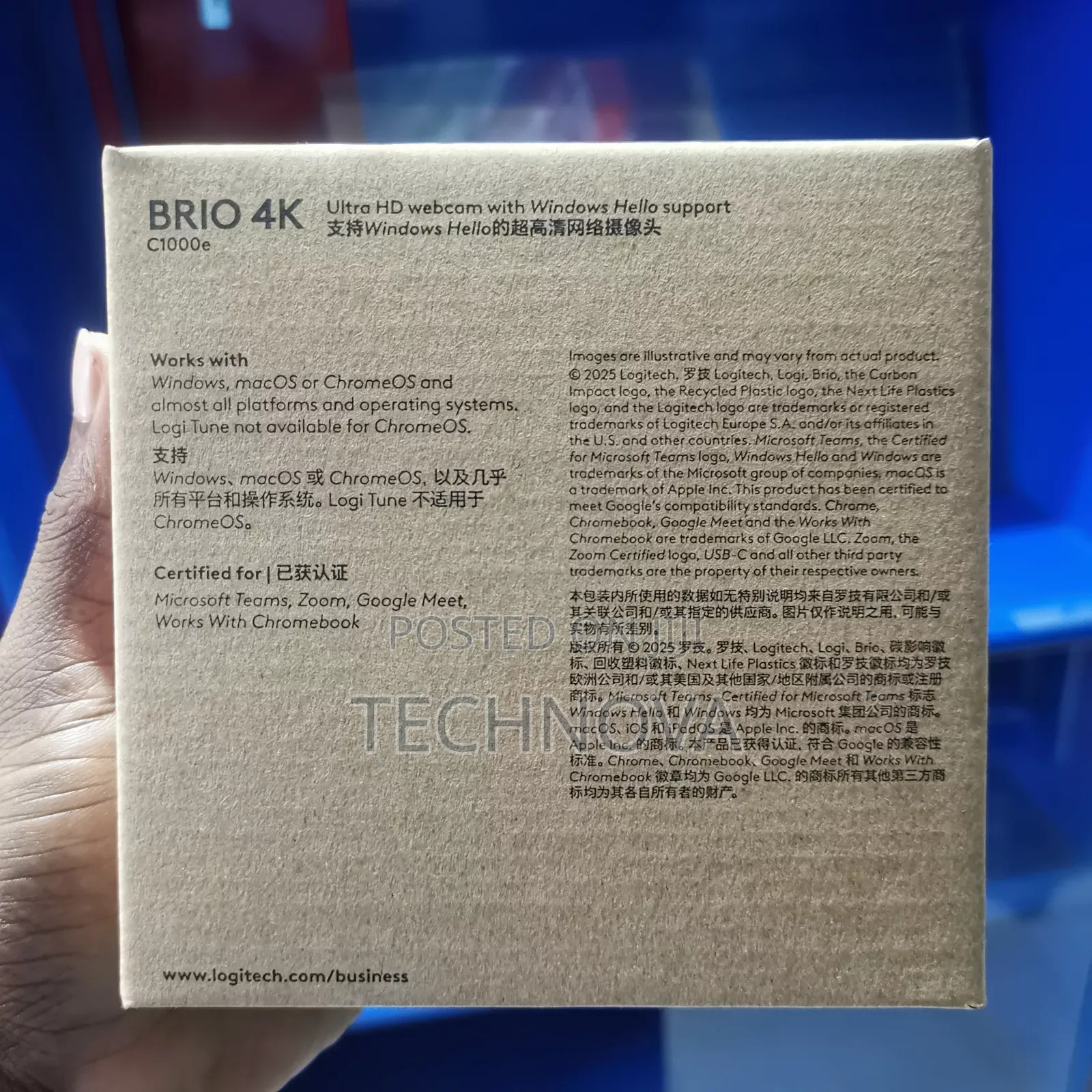 Logitech Brio Webcam