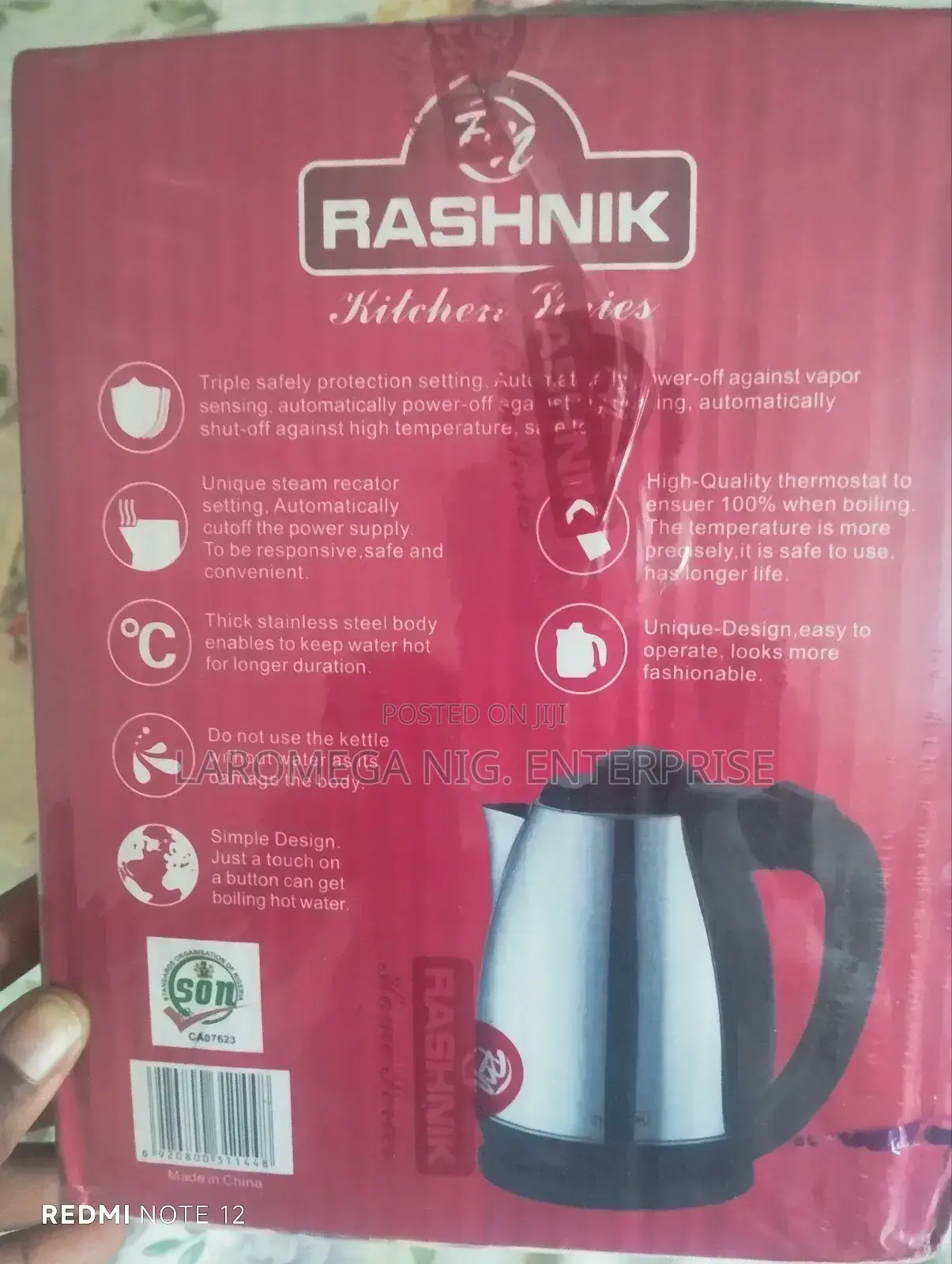 Electric Kettle 2.2l