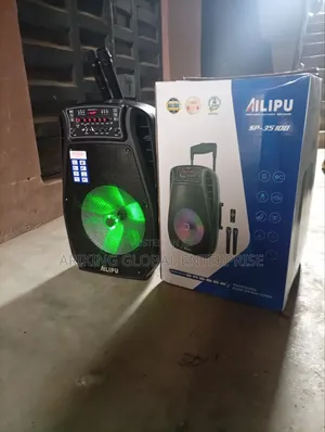 Wireless Pa System With Two Microphones and a Remote Control.