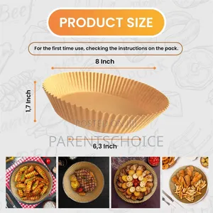 50pcs Disposable Nonstick Air Fryer Liner Paper