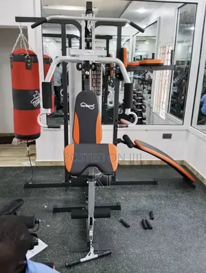 3 Station Multi Gym With Boxing Stand