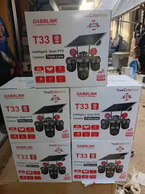 T33 Solar Triple Lens Camera 3 PTZ Rotate
