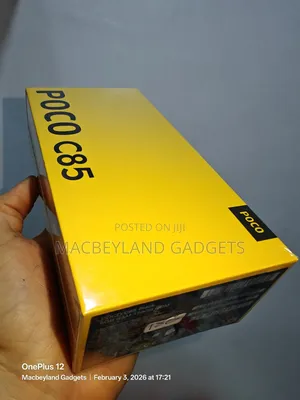 New Xiaomi Poco C85 4G 128 GB Black