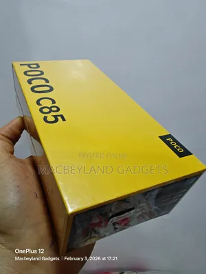 New Xiaomi Poco C85 4G 128 GB Black