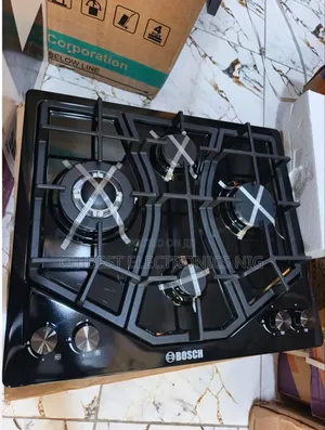 Original Bosch Built-in 4 Burners Gas Cooker Hob 60cm Automatic Copper