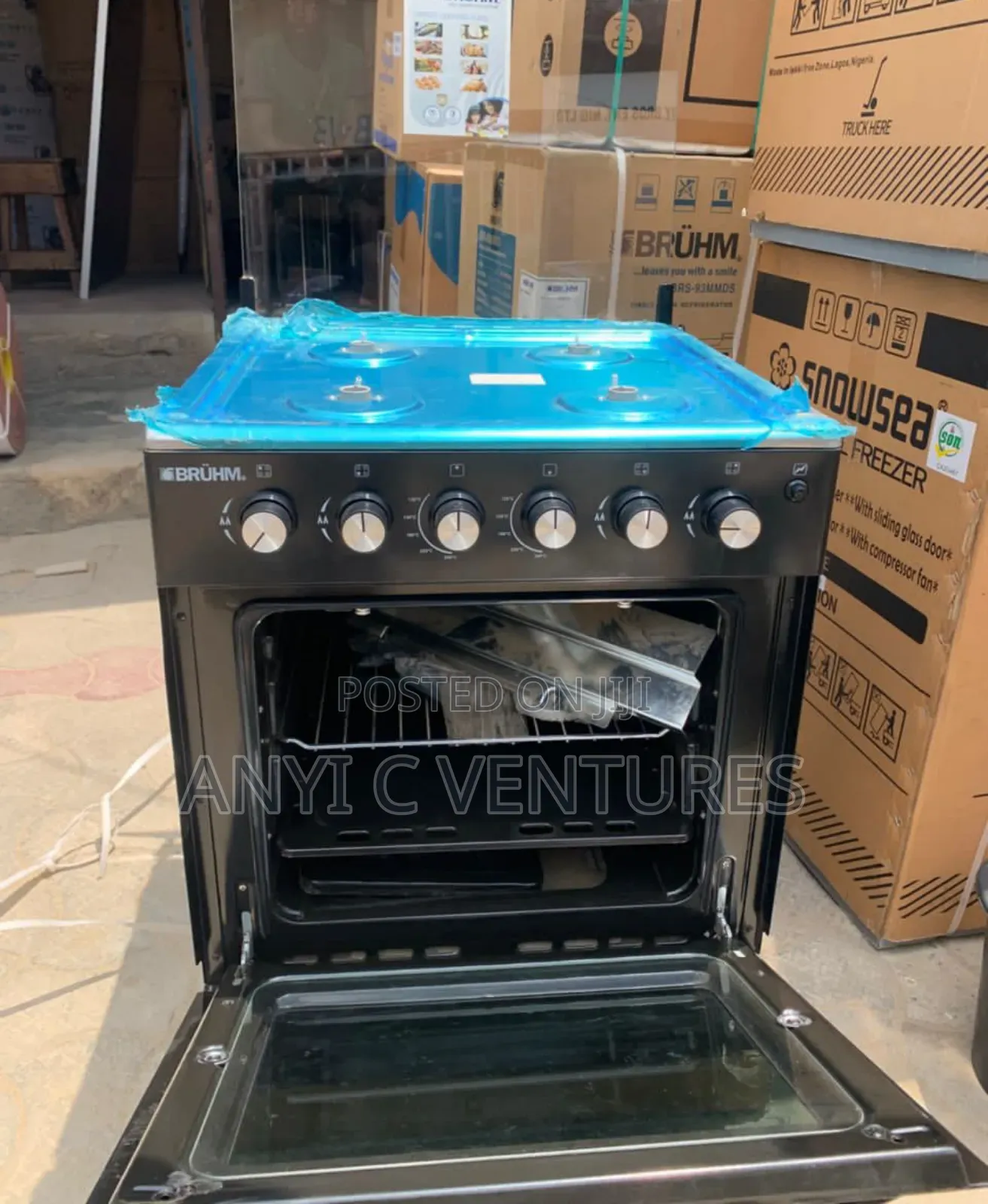 Bruhm 4 Burner Gas Cooker