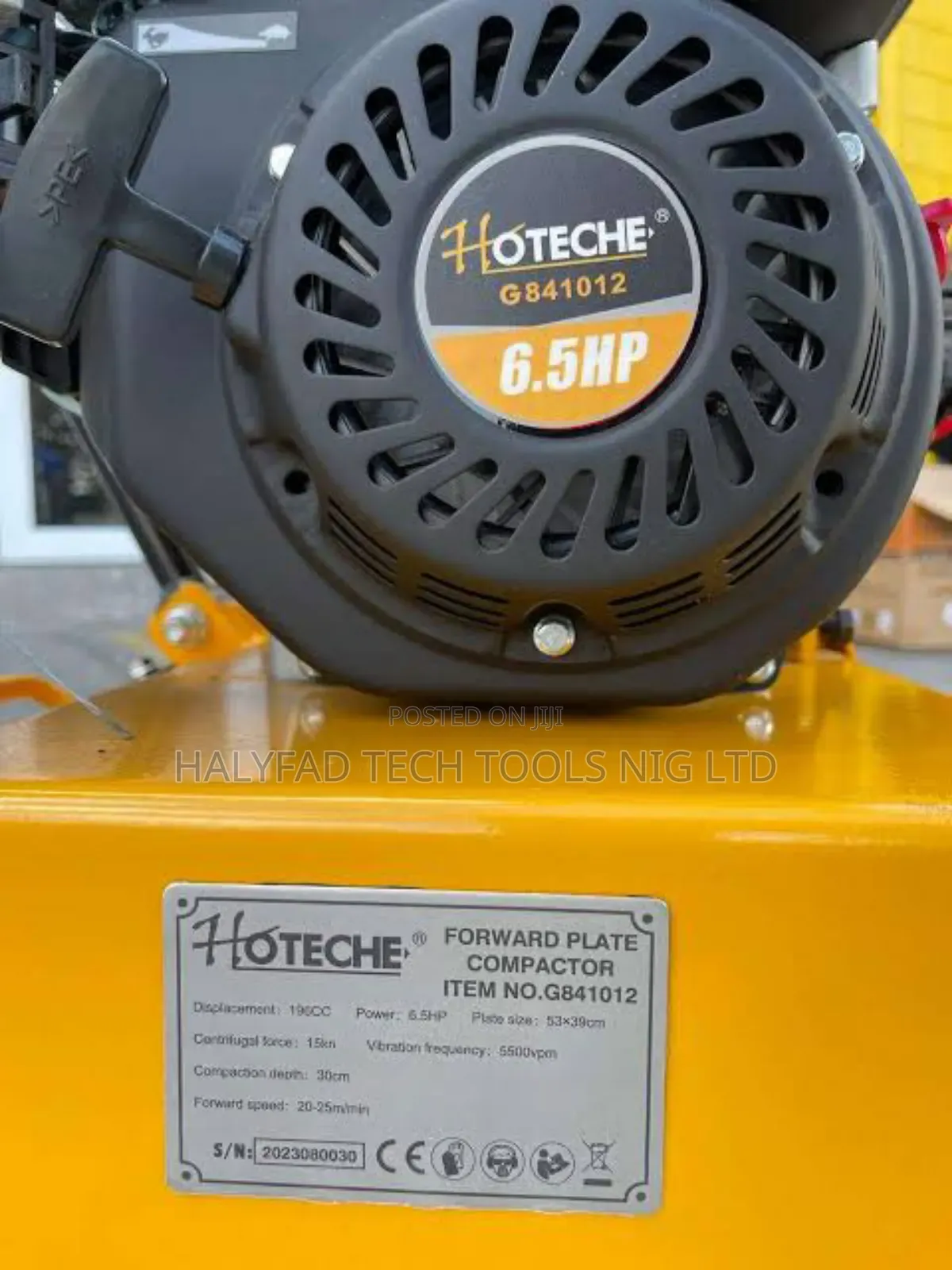 Original Heavy Duty Forward Plate Compactor 6. 5hp
