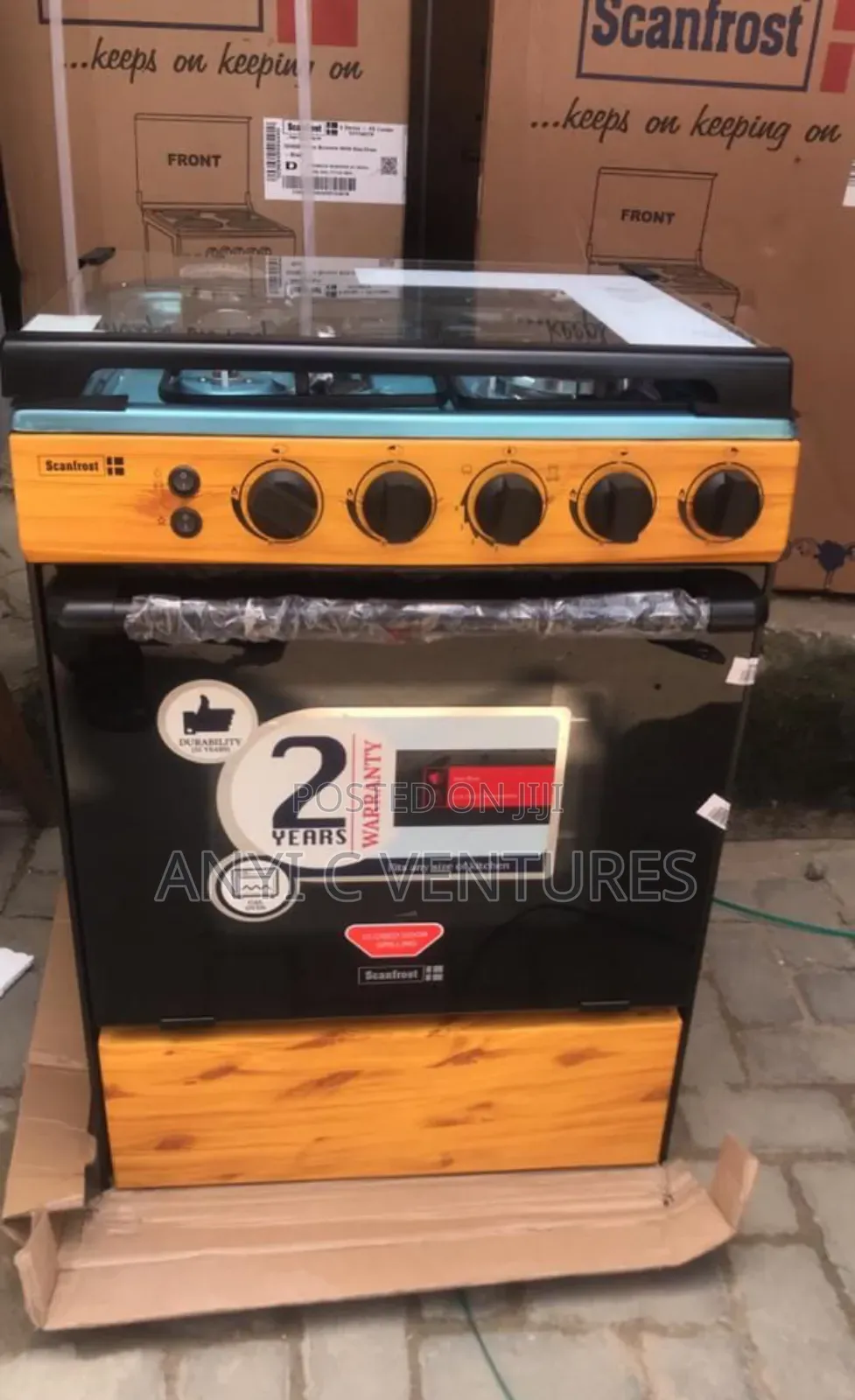 Scanfrost 4 Burner Gas Cooker