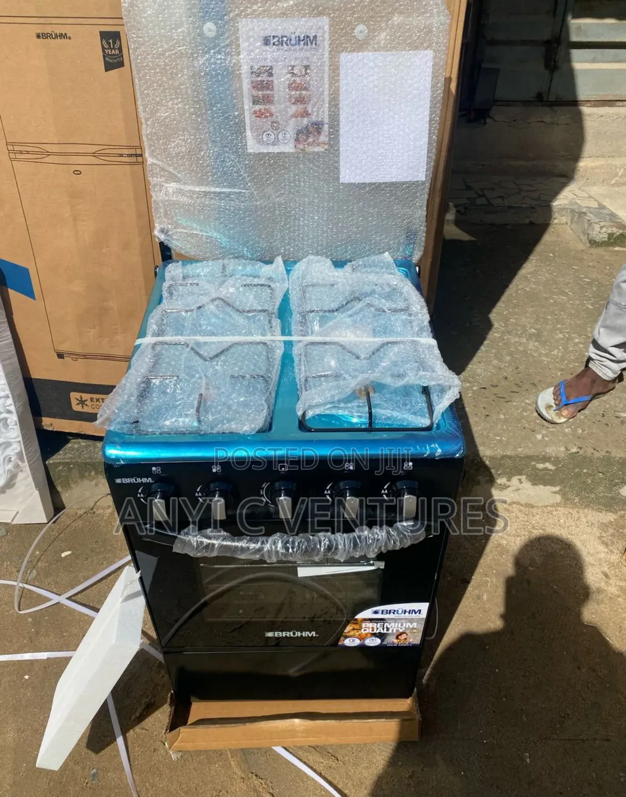 Bruhm 4 Burner Gas Cooker