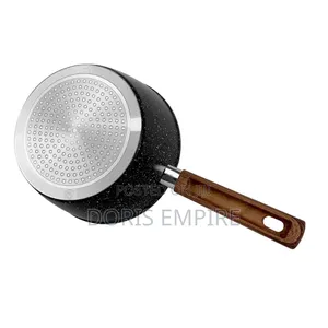 18cm Quality Granite Induction Sauce Pan With Lid.