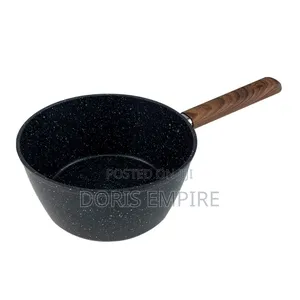 18cm Quality Granite Induction Sauce Pan With Lid.