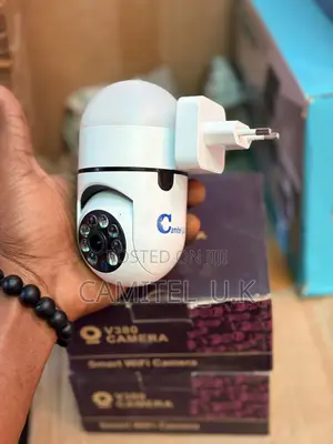 V380 Pro Wifi Smart PTZ Bulb Security Camera
