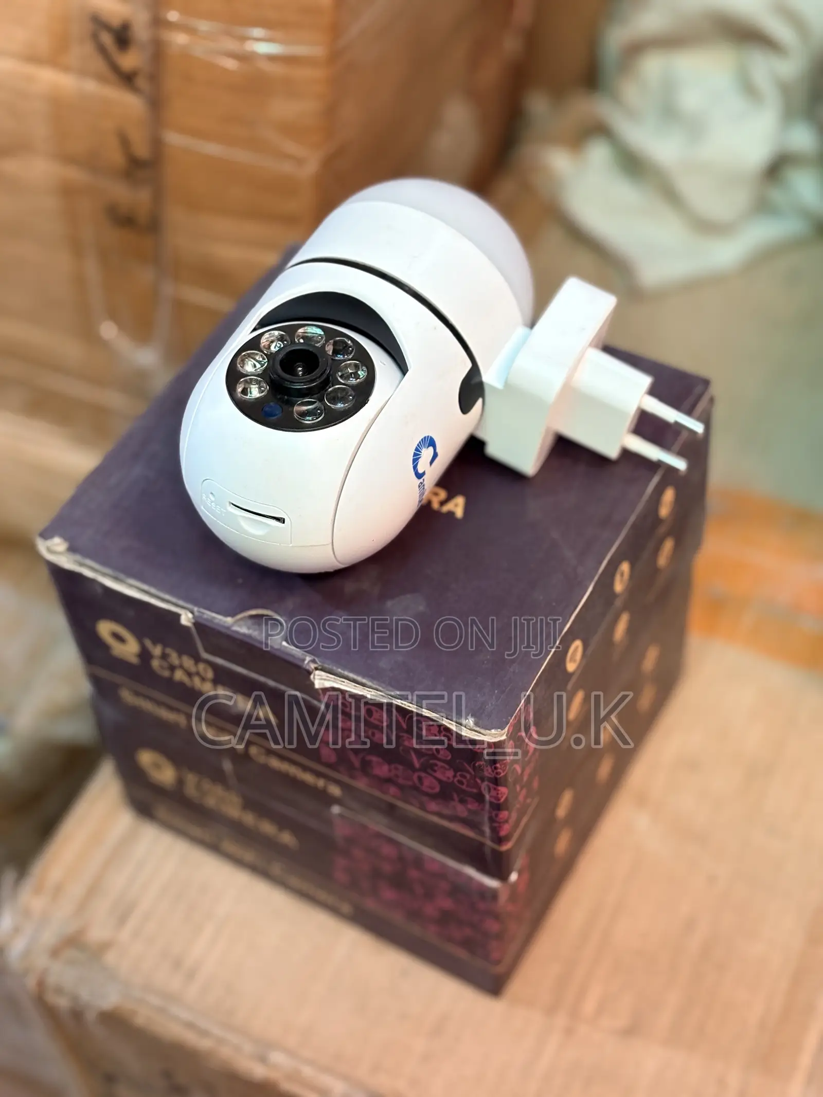 V380 Pro Wifi Smart PTZ Bulb Security Camera
