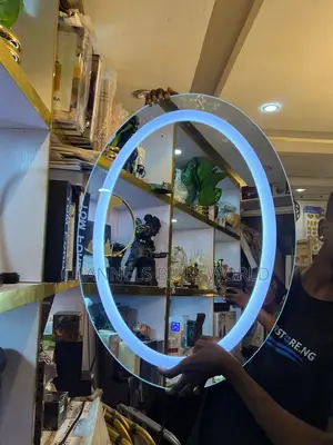 Round Mirror With Led Light