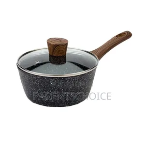 18cm Quality Granite Induction Sauce Pan With Lid