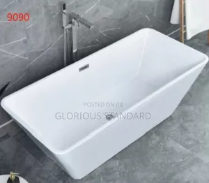 Free Standing Bathtub Square White