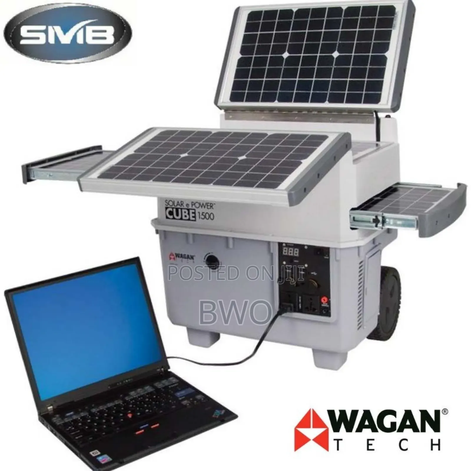Wagan Solar Generator Power Cube 1500 - Portable Power Generator