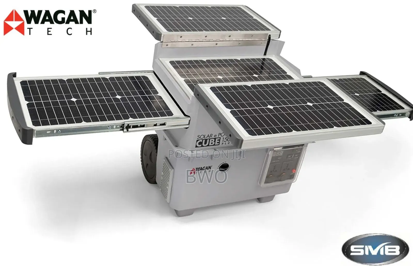 Wagan Solar Generator Power Cube 1500 - Portable Power Generator