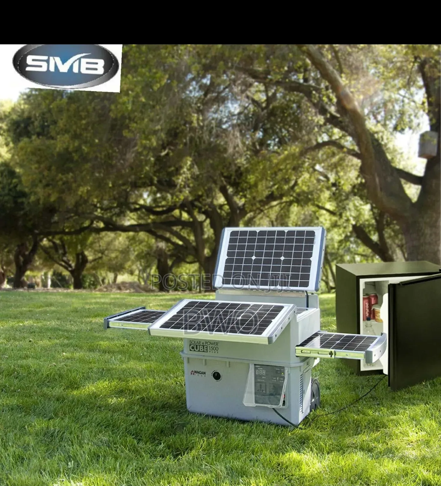Wagan Solar Generator Power Cube 1500 - Portable Power Generator