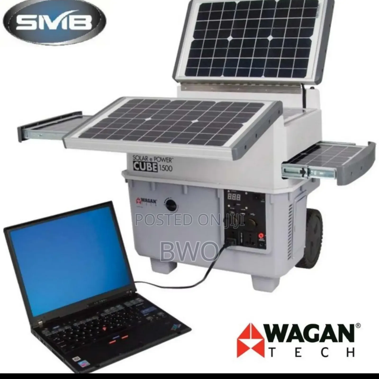 Wagan Solar Generator Power Cube 1500 - Portable Power Generator