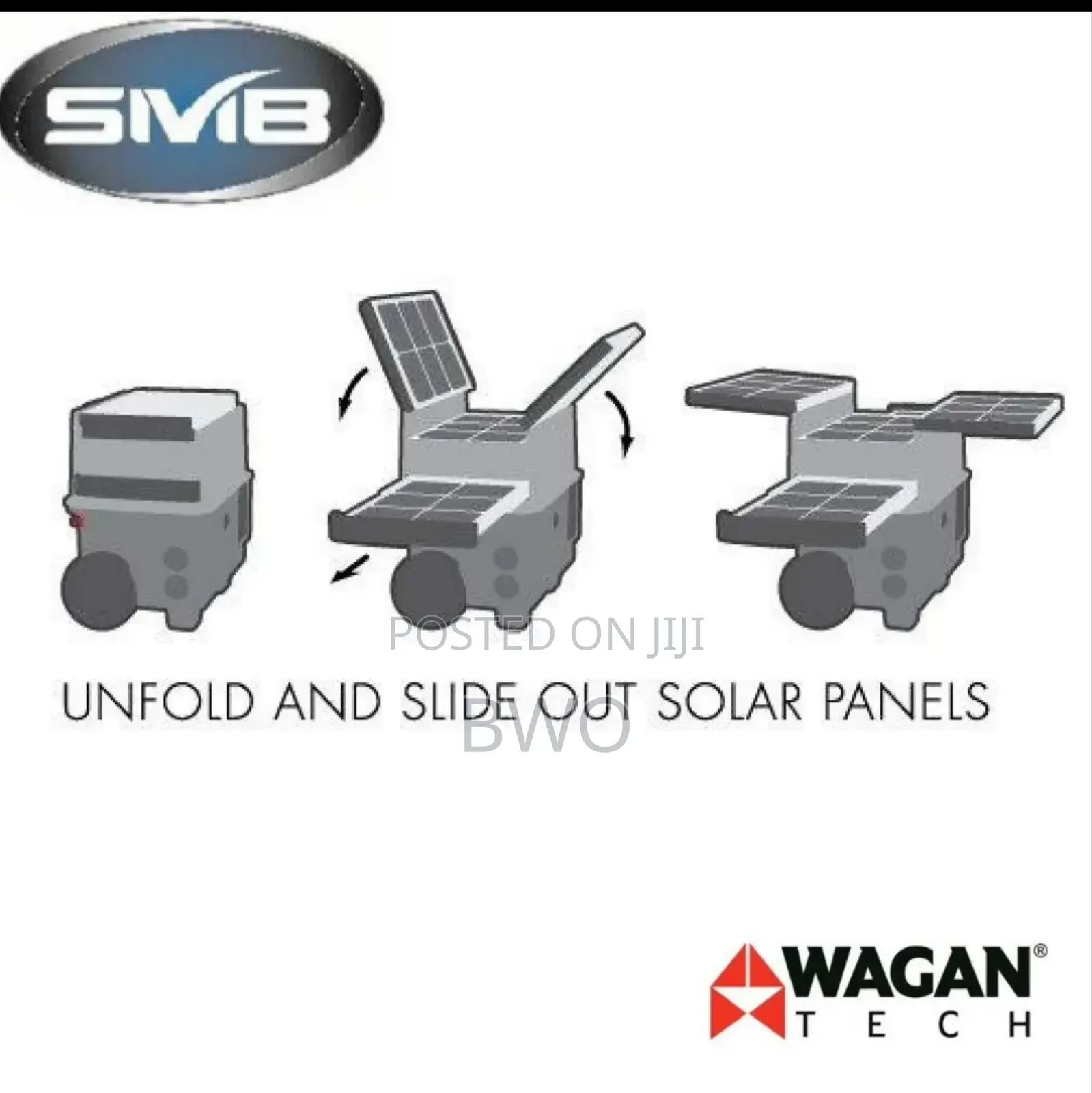Wagan Solar Generator Power Cube 1500 - Portable Power Generator