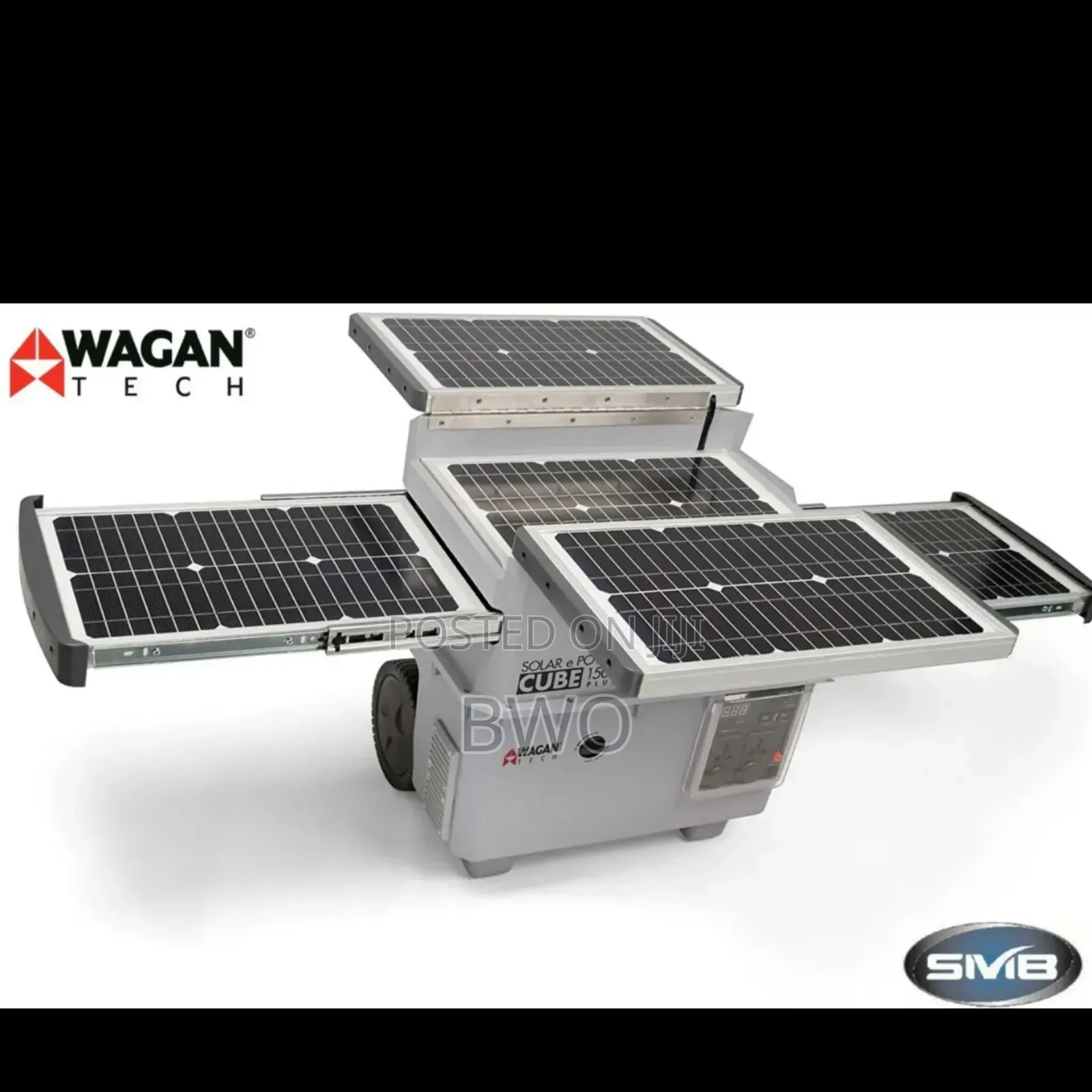 Wagan Solar Generator Power Cube 1500 - Portable Power Generator