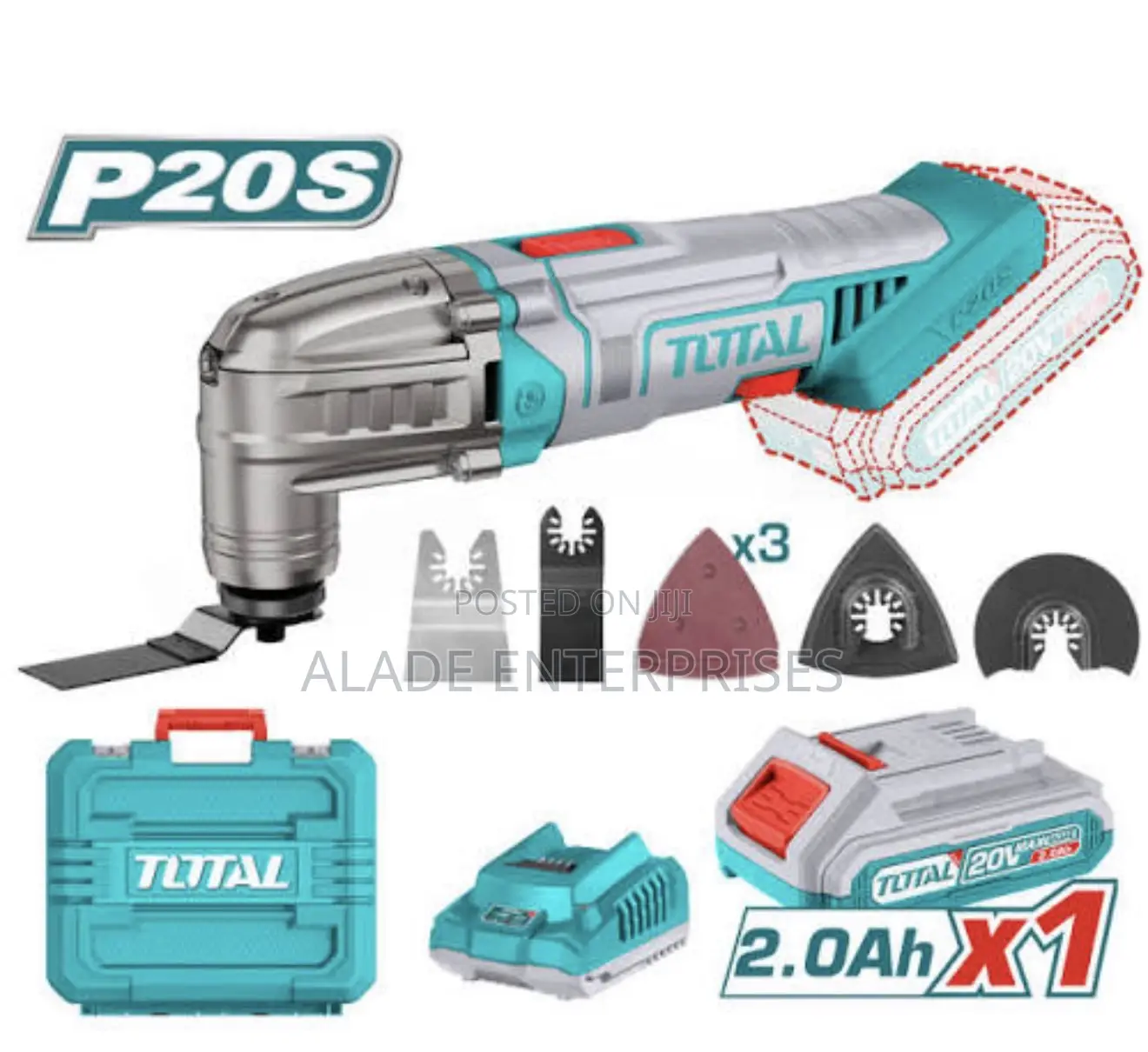 Total Cordless Oscillating Multi-tool 20v