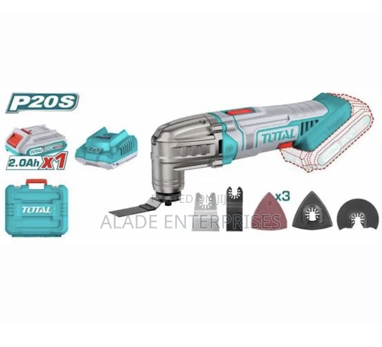 Total Cordless Oscillating Multi-tool 20v