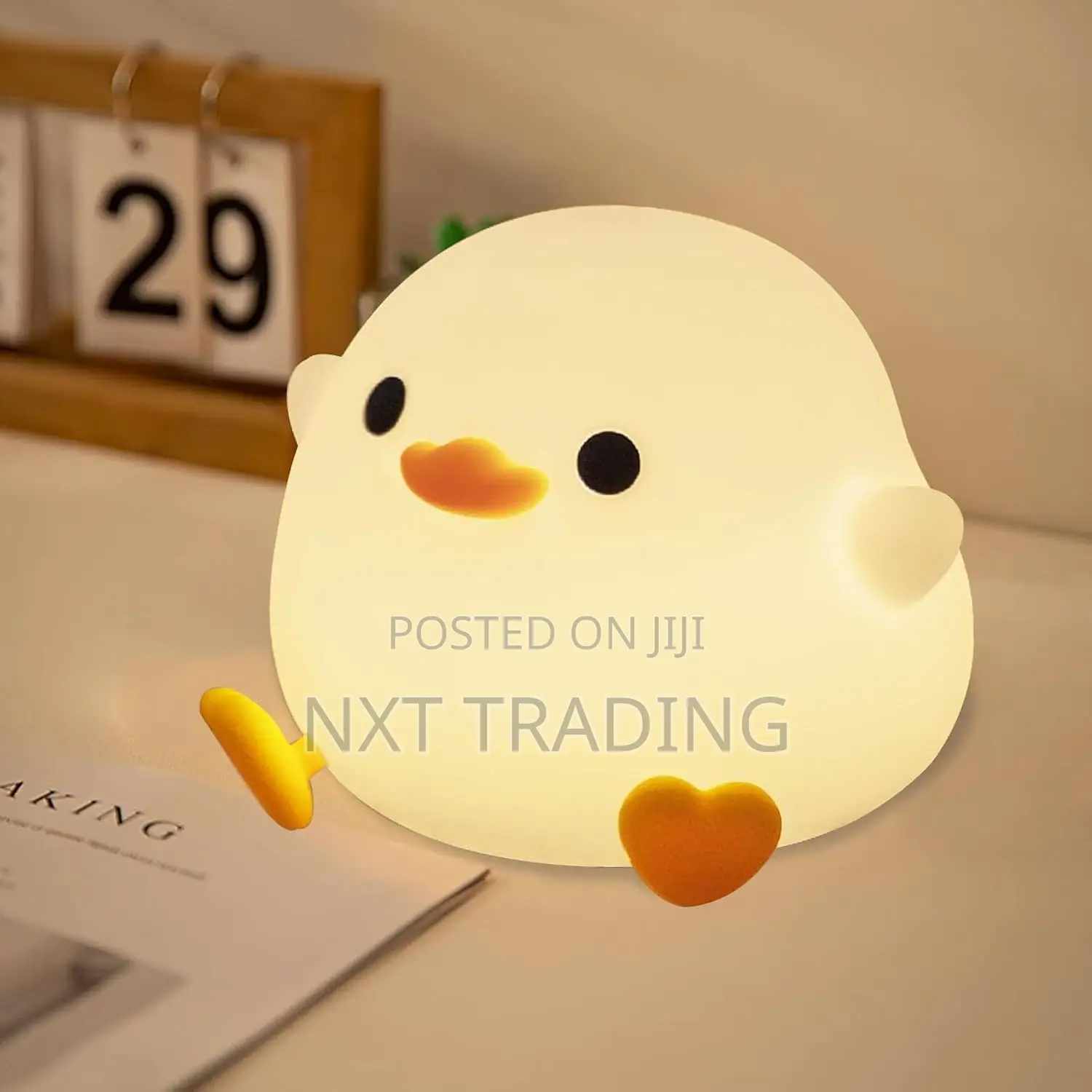 Adorable Silicone Duck Led Night Light