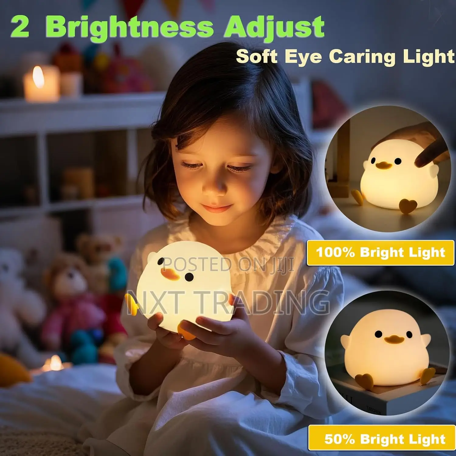 Adorable Silicone Duck Led Night Light