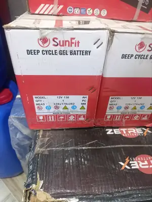130 Ah 12 V Gell Dry Cell Sunfit Solar Battery