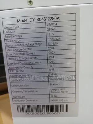 3.6kwh 12v Jons Lithium Iron Battery