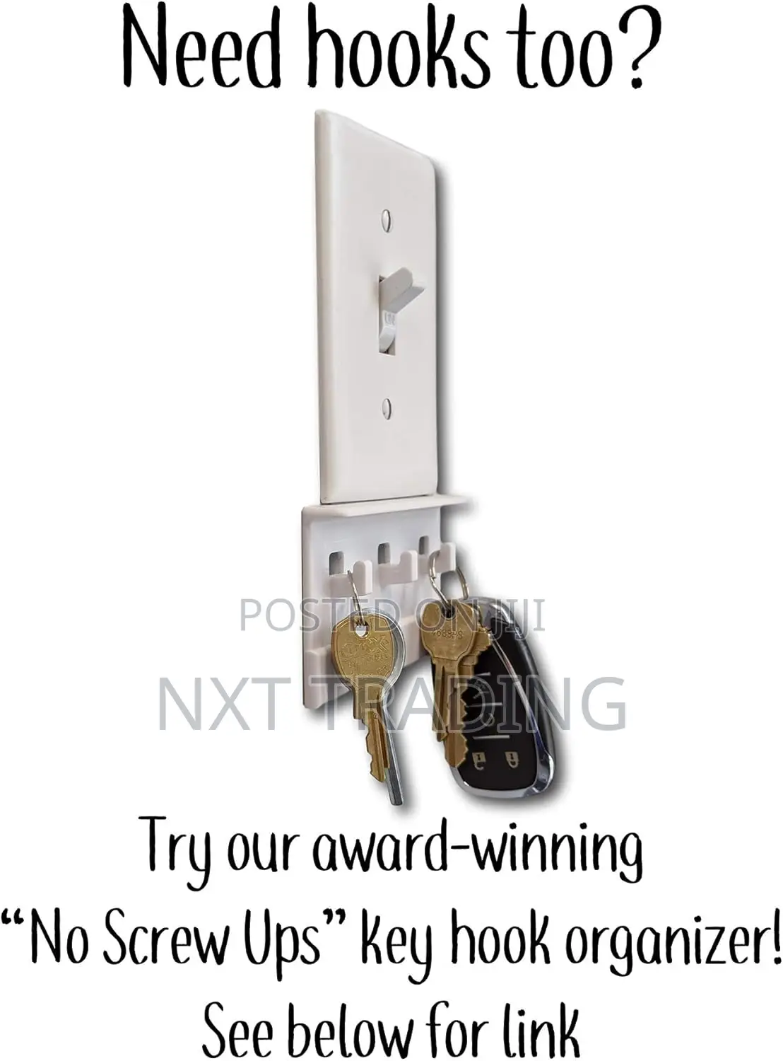 Mount Genie No Screw-Ups Remote Control Holder