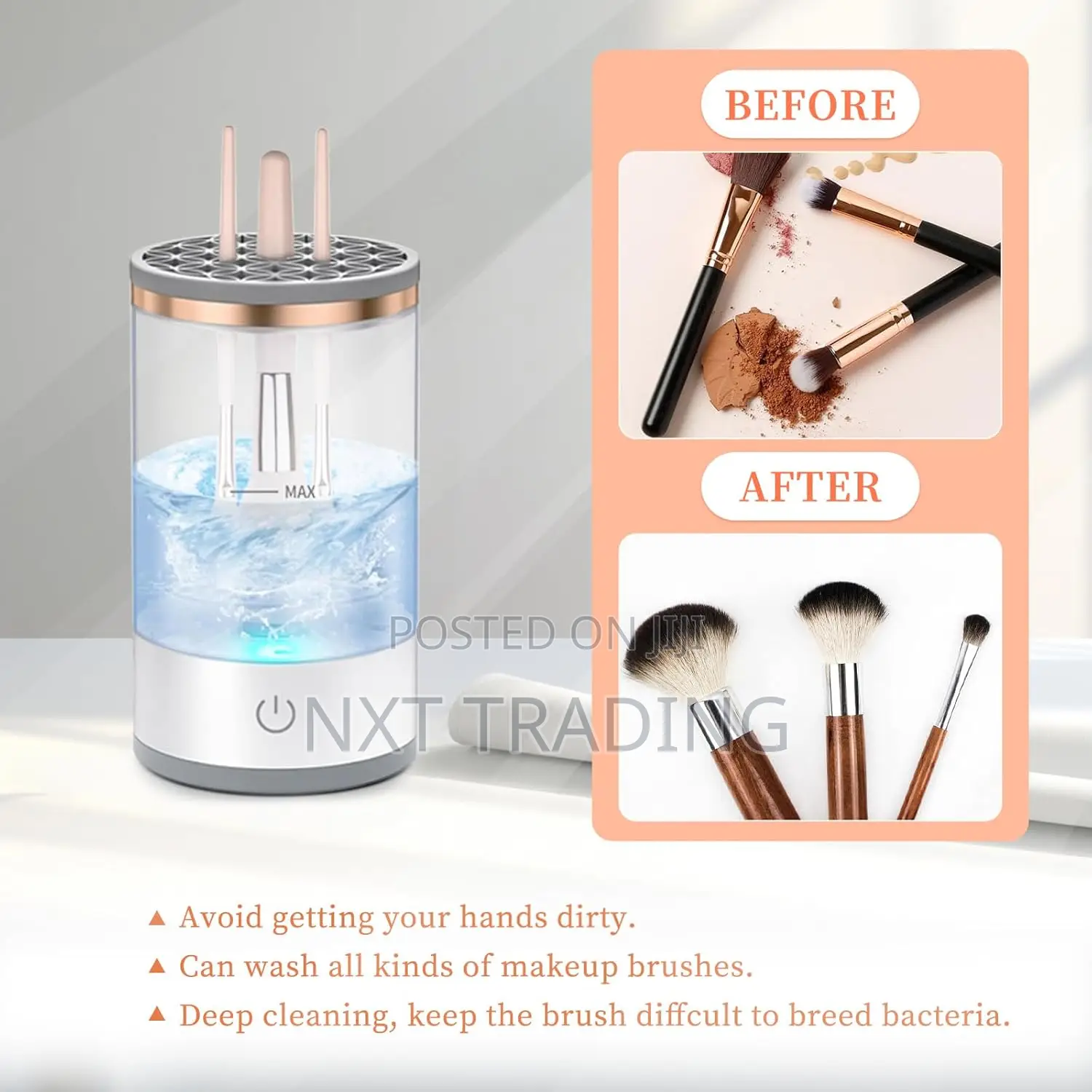 2-in-1 Electric Makeup Brush Cleaner Dryer