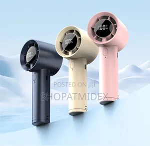 Portable Handheld Fan Speed(1-100) Adjustable Turbo Mini Fan