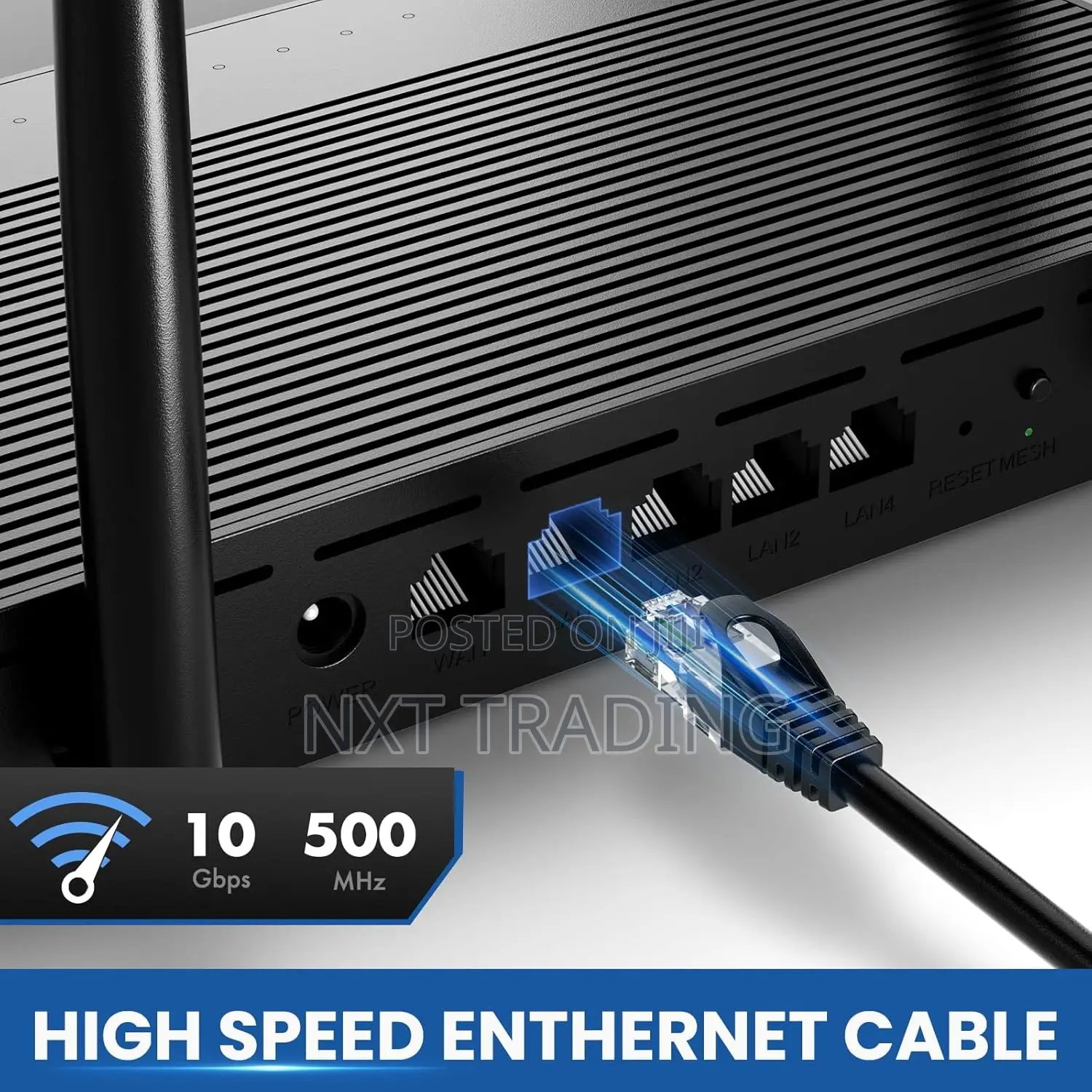 2-pack Ultra Clarity Cat6 Ethernet Patch Cables