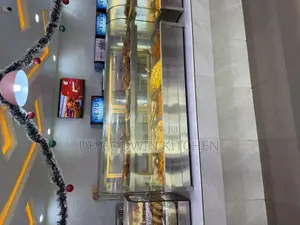 Curved Glass Food Warmer 10plate Down 5trays Up