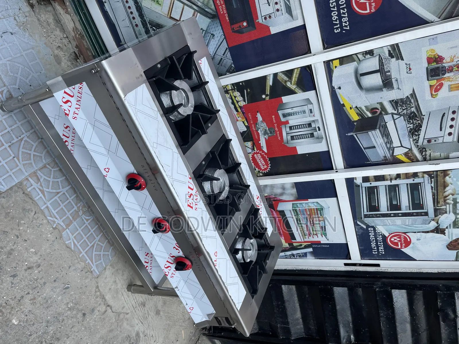 3 Burners Gas Stand Cooker