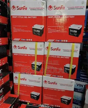 40ah Sunfit Deep Circle Solar Battery 12v