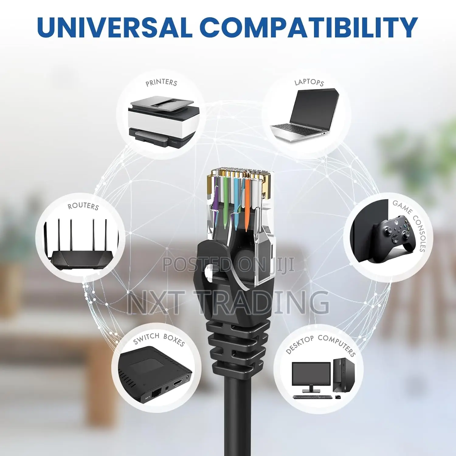 2-pack Ultra Clarity Cat6 Ethernet Patch Cables
