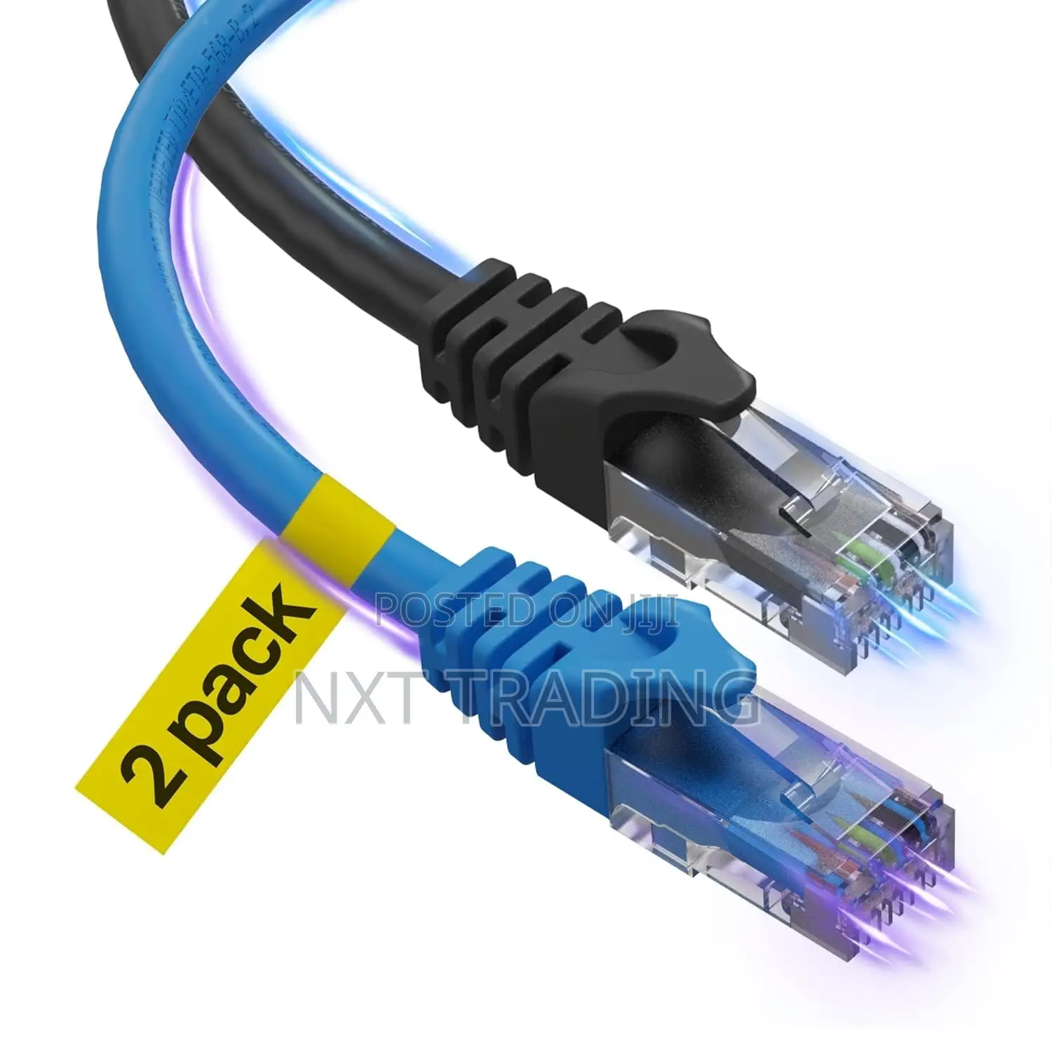 2-pack Ultra Clarity Cat6 Ethernet Patch Cables