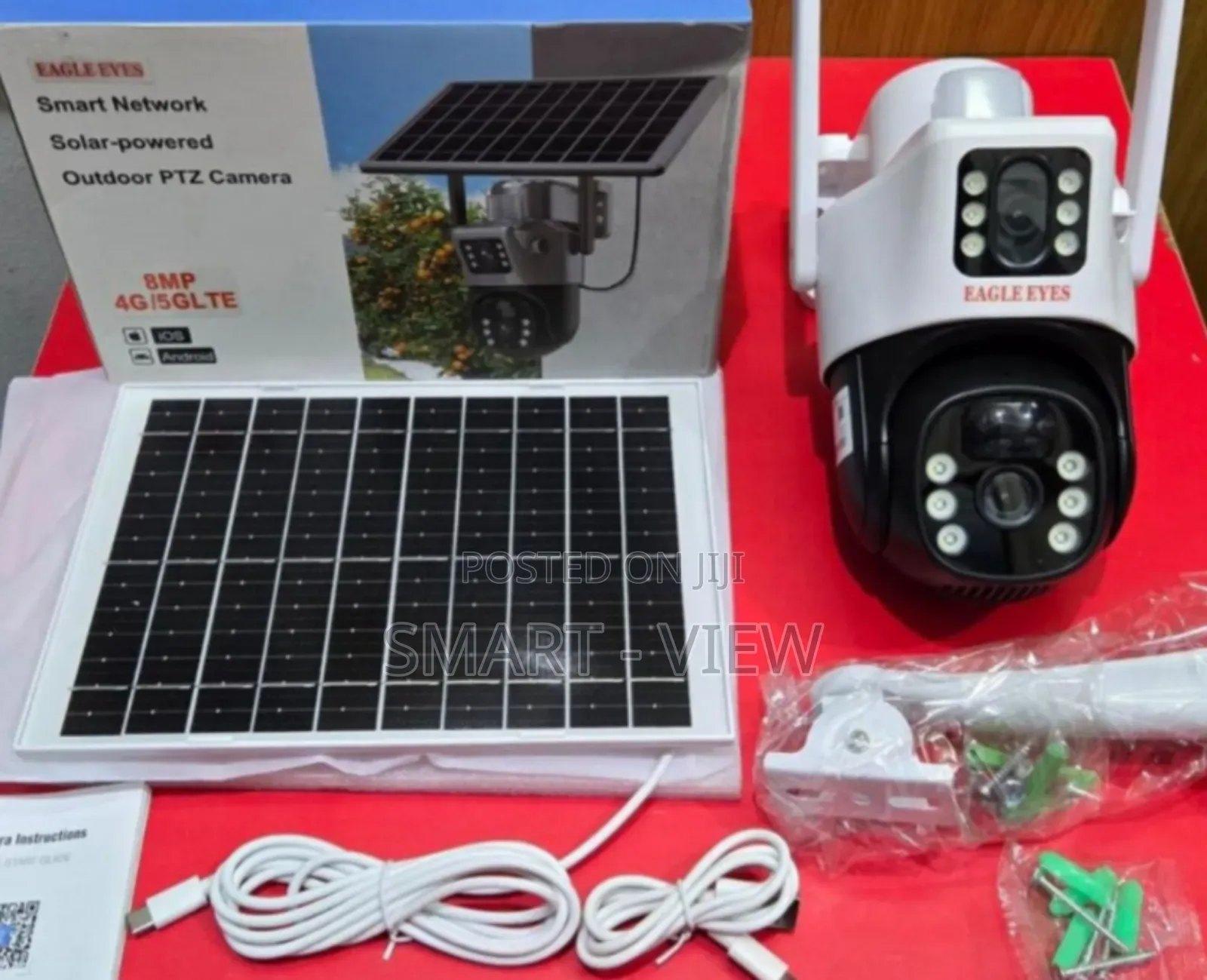 4g Sim Enabled CCTV Solar Cameras Dual Lens