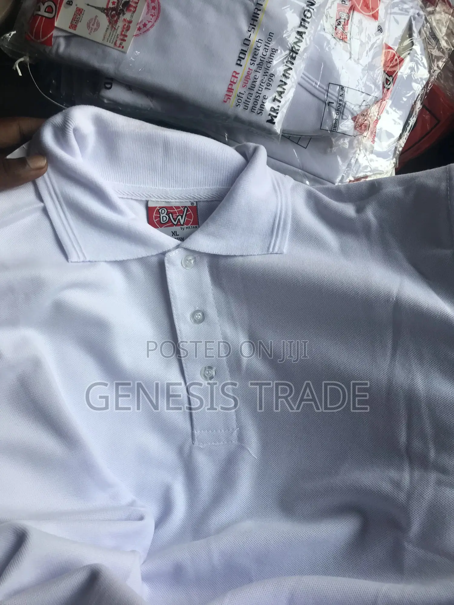Collar Neck Plain T-Shirt