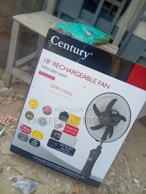 Century 18 Inches Rechargeable Fan – Quality You Can Trust
