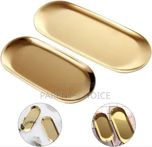 Golden Tray-Nordic Style Stainless Storage Tray Fruit Trays